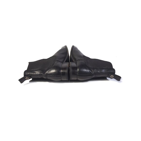 Vintage FRYE Melissa Chelsea Black Leather Ankle Boots Size 8 - Picture 10 of 11